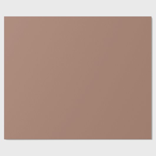Mocha Mousse Solid Color Geschenkpapier (Flach)