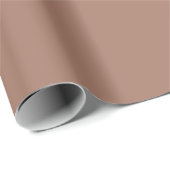 Mocha Mousse Solid Color Geschenkpapier (Rolleneckpunkt)