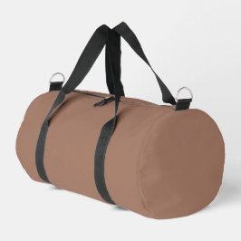 Mocha Mousse Trendy Elegant Solid Color Duffle Bag