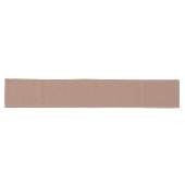 Mocha Mousse Trendy Elegant Solid Color Großer Tischläufer (Horizontal)
