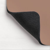 Mocha Mousse Trendy Elegant Solid Color Mousepad (Ecke)