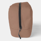 Mocha Mousse Trendy Elegant Solid Color Waschbeutel (Rechts)