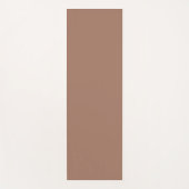 Mocha Mousse Trendy Elegant Solid Color Yogamatte (Vorderseite)
