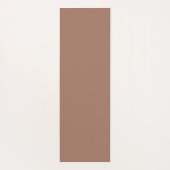Mocha Mousse Trendy Elegant Solid Color Yogamatte (Rückseite)