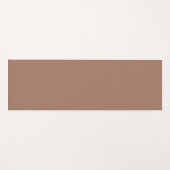 Mocha Mousse Trendy Elegant Solid Color Yogamatte (Vorderseite (Horizontal))