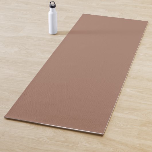 Mocha Mousse Trendy Elegant Solid Color Yogamatte (Beispiel)