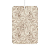 Mocha Mousse Tropical Birds and Palm Blätter Autolufterfrischer (Vorderseite)