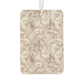 Mocha Mousse Tropical Birds and Palm Blätter Autolufterfrischer (Rückseite)