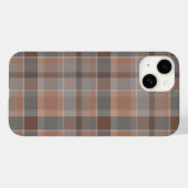 Mocha-Mousse und grau Case-Mate iPhone Hülle (Rückseite (Horizontal))