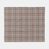 Mocha-Mousse und grau Fleecedecke (Vorderseite (Horizontal))