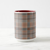 Mocha-Mousse und grau Tasse (Zentrum)