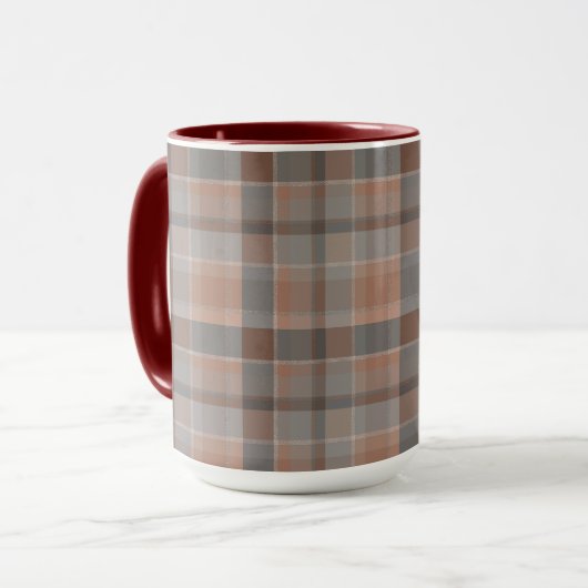 Mocha-Mousse und grau Tasse (Vorderseite Links)