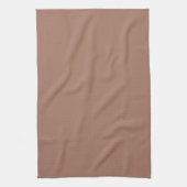 Mocha-Mousse Uni-Farbe Hellbraun Geschirrtuch (Vertikal)