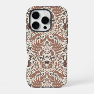 Mocha-Mousse, Wald/Waldtiere und Pflanze iPhone 16 Pro Hülle