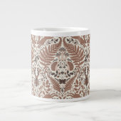 Mocha-Mousse, Wald/Waldtiere und Pflanze Jumbo-Tasse (Vorderseite)