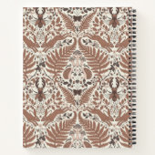 Mocha-Mousse, Wald/Waldtiere und Pflanze Notizblock (Rückseite)