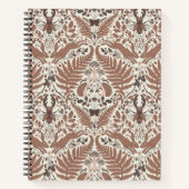 Mocha-Mousse, Wald/Waldtiere und Pflanze Notizblock (Vorderseite)