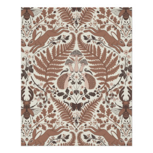 Mocha-Mousse, Wald/Waldtiere und Pflanze Poster