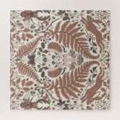 Mocha-Mousse, Wald/Waldtiere und Pflanze Puzzle (Horizontal)
