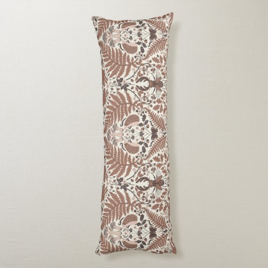 Mocha-Mousse, Wald/Waldtiere und Pflanze Seitenschläferkissen (Rückseite (Vertikal))