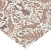 Mocha-Mousse, Wald/Waldtiere und Pflanze Tischdecke (Schrägansicht)