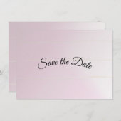 Mocha Ombre Save the Date (Vorne/Hinten)
