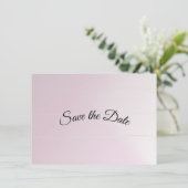 Mocha Ombre Save the Date (Stehend Vorderseite)