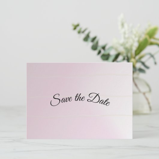 Mocha Ombre Save the Date (Stehend Vorderseite)