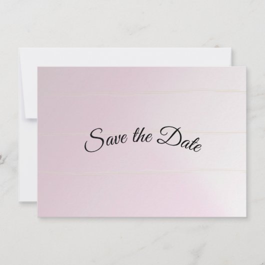 Mocha Ombre Save the Date (Vorderseite)