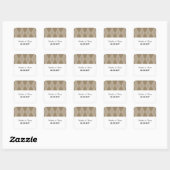 Mocha Raute Wedding Stickers (Blatt)