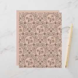 Mocha Rokoko Revival Mandala Scallop Scrapbook