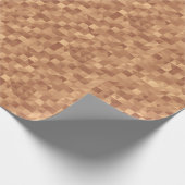 Mocha Squares Abstract Perfection in Gift Wrapping Geschenkpapier (Ecke)