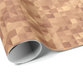 Mocha Squares Abstract Perfection in Gift Wrapping Geschenkpapier (Rolleneckpunkt)