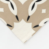 Mocha Swirl Comfort Fleece Blanket (Ecke)