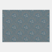 Mocha Tapestry Rokoko Mandala Art Deco Scallop Geschenkpapier Set (Vorderseite)