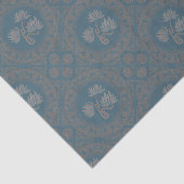 Mocha Tapestry Rokoko Mandala Elegante Diamantstap Seidenpapier (Detail)