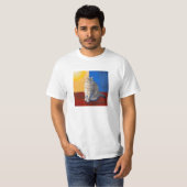 "Mocha the Cat" - Impressionist Style T - Shirt (Vorne ganz)