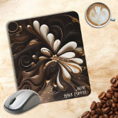 Mocha-Themed Mouse Pad von Coffee Lover Mousepad