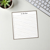 Mocha To Do List Minimalist Teacher Organizer Notizblock
