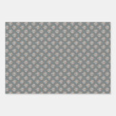 Mocha und Aquamarine Abstrakte Akzente Mandala Oge Geschenkpapier Set (Vorderseite 3)