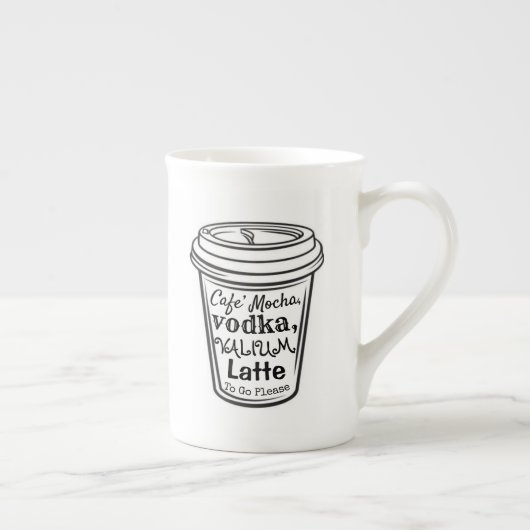 Mocha, Vodka, Valium Tasse (Rechts)