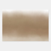 Mocha Watercolor Abstract Geschenkpapier Set (Vorderseite 3)