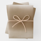 Mocha Watercolor Abstract Geschenkpapier Set (Beispiel)