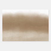 Mocha Watercolor Abstract Geschenkpapier Set (Vorderseite)