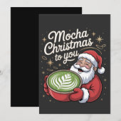 Mocha Weihnachten für Sie Green Coffee Matcha (Vorne/Hinten)