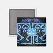 MOCHE-PERU MAGNET (Vorderseite/Rückseite)