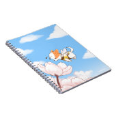 Mochi Bee Bumble Bee Doggy Puppy and Sakura Notizblock (Rechte Seite)