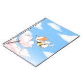 Mochi Bee Bumble Bee Doggy Puppy and Sakura Notizblock (Linke Seite)