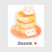 Mochi Cats und japanische Flusspancakes Sticker (Blatt)