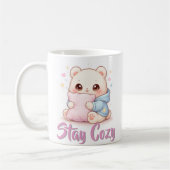 Mochi Cuddle Bear Cute Kawaii Style Pillow Hug  Kaffeetasse (Links)